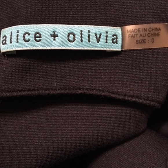 Alice + Olivia Navy Blue Cut Out Open Back Mini Dress Bodycon Cap Sleeve - Picture 6 of 8